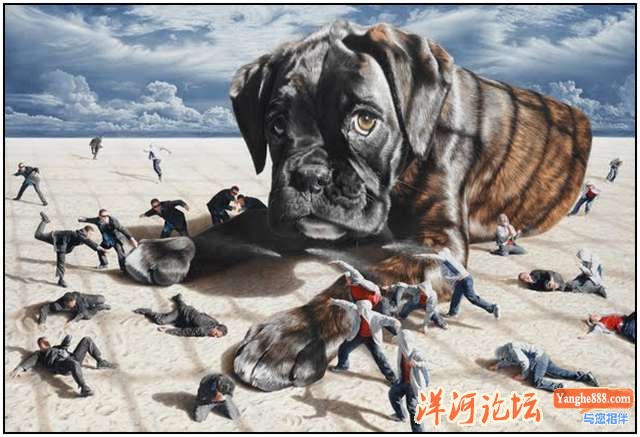 世界巨型犬集锦：乔尔的超现实主义作品_clip_image004.jpg